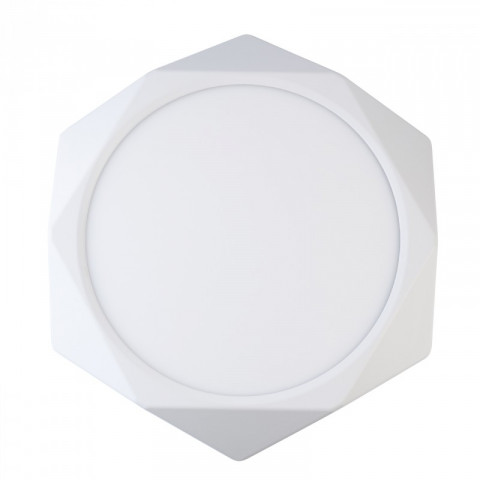 Plafonnier blanc techno 1 ampoule 5 cm