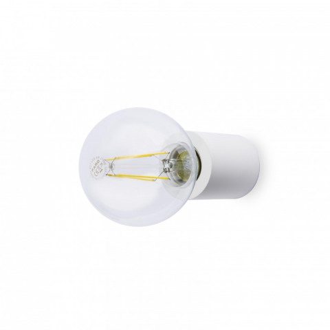 Aplique murale blanc mat ten 1 ampoule