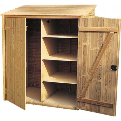 Armoire de jardin en pin 3 étagères krol