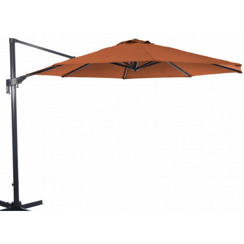 Parasol déporté en aluminium 350 cm vita - Couleur au choix