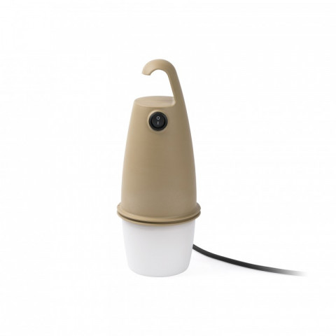 Lampe portable marron hook 1 ampoule