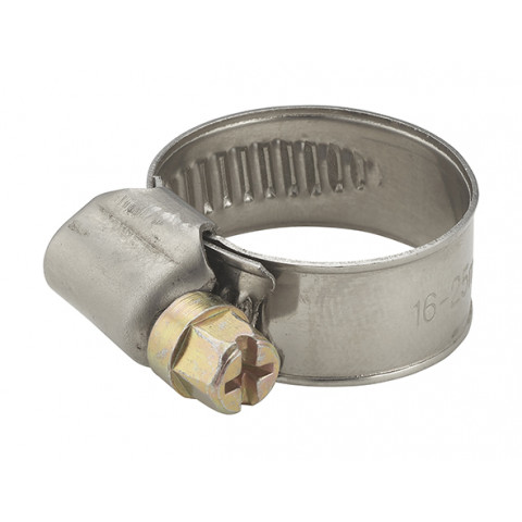 Collier acier largeur 12mm serrage diamètre 12-20 mm (x25)