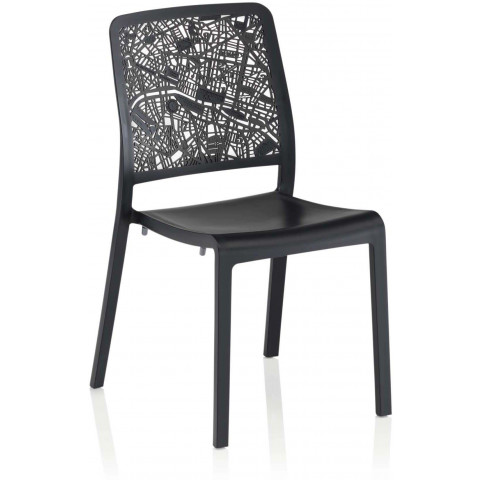 Chaise en résine plan de paris - Couleur au choix