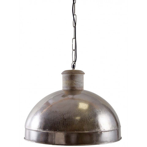Suspension industrielle en métal et bois