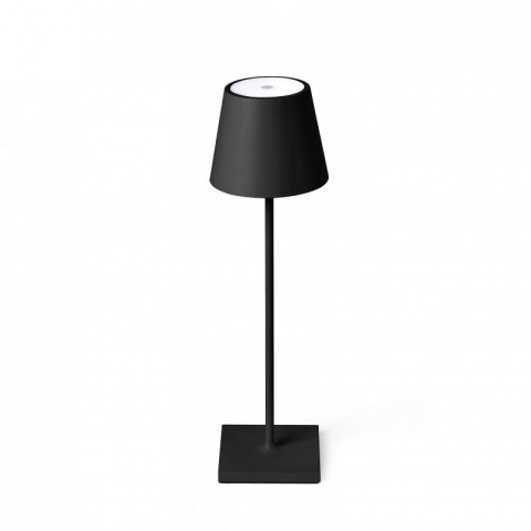 Lampe de jardin noire toc