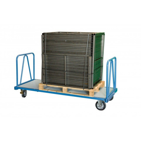 Chariot industriel pour charges lourdes 1600 x 800 mm 1200 kg - 800007195