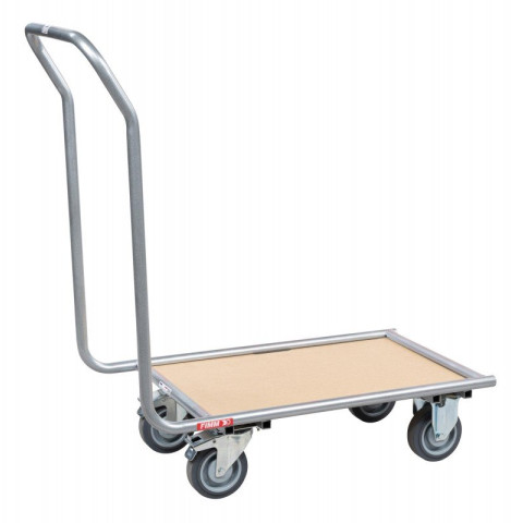 Chariot dossier fixe plateau médium roues TPE 250 kg