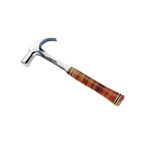 Marteau universel forgé monobloc, manche cuir, 840 g