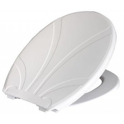 Abattant WC blanc en polypropylène