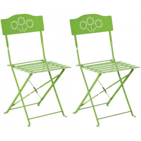 Chaise pliante diana (lot de 2)