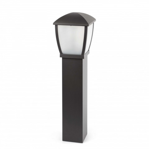 Balise de jardin gris foncé wilma h82 1 ampoule