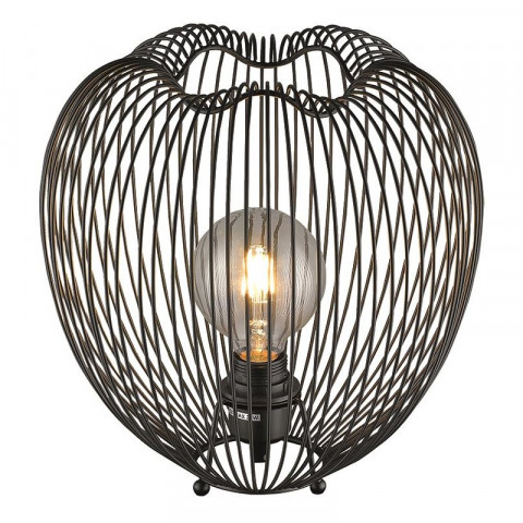 Lampe de table noir mat leeds 1 lumières