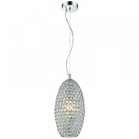 Suspension chrome colchester l18 1 lumières