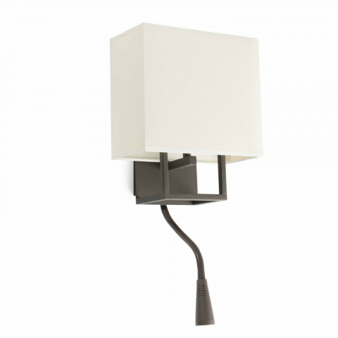 Aplique murale marron vesper h45 cm 1 ampoule