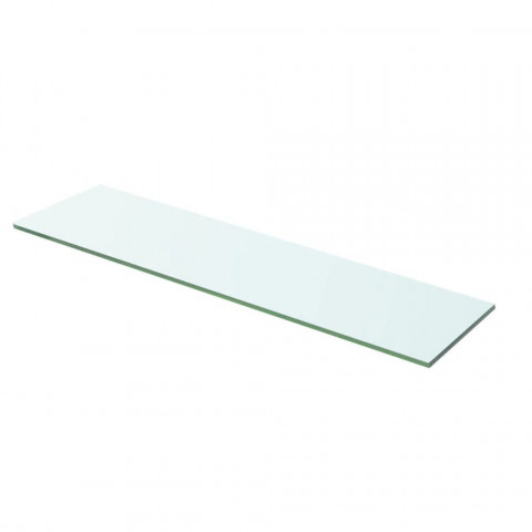 Panneau pour étagère verre transparent 60 x 12 cm