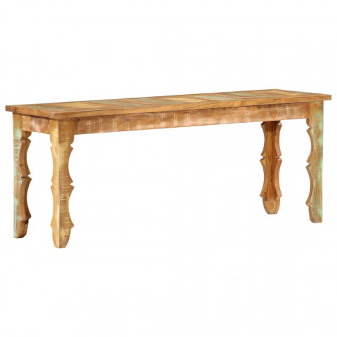 Banc 110 x 35 x 45 cm bois de récupération massif