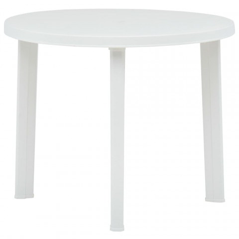 Table de jardin 89 cm plastique - Couleur au choix