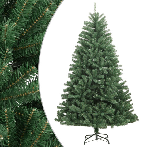 Sapin de Noël artificiel à charnières avec support - Couleur et hauteur au choix