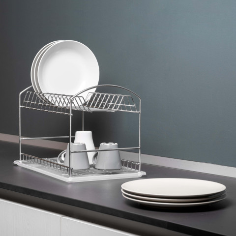 Egouttoir à vaisselle Suprastar Chromé 