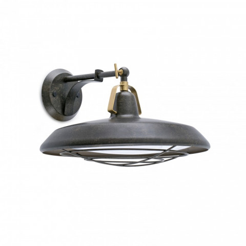 Suspension marron vieilli plec h20 cm