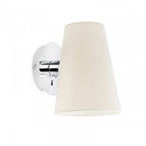 Aplique murale chrome lupe 1 ampoule