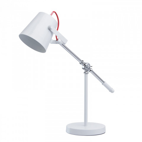 Lampe de table blanche megapolis 1 ampoule 63 cm