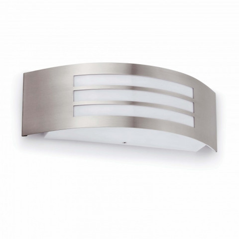 Aplique murale de jardin nickel mat dorval-2 1 ampoule