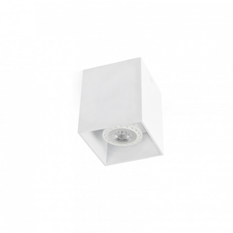 Plafonnier blanc tecto 1 ampoule