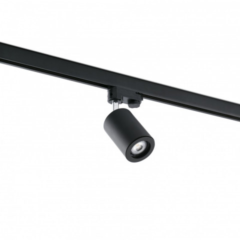 Projecteur sur rail noir nan 1 ampoule