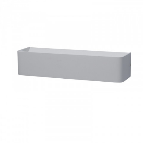 Applique murale blanche techno 2 ampoules 10.5 cm