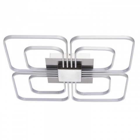 Plafonnier chromé techno 4 ampoules 9 cm