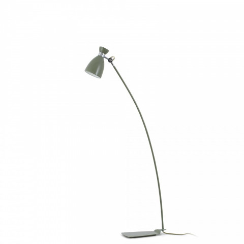 Lampadaire vert retro 1 ampoule