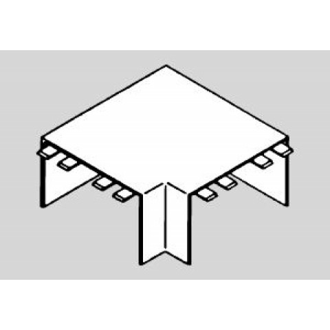 Angle Plat pour Moulure Electrique PVC 15x30 mm