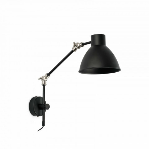 Applique murale noir mat celia 1 ampoule