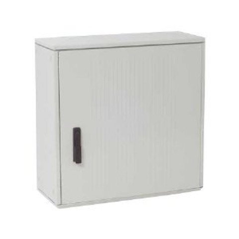 Armoire Polyester renforce 1000X750X300 mm IP55, IK10,960 C, Gris RAL 7035 IDE