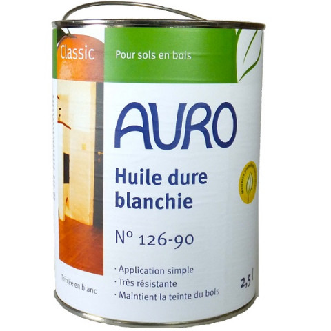 huile dure blanchie (bio et look scandinave) 2.5l - n° 126-90