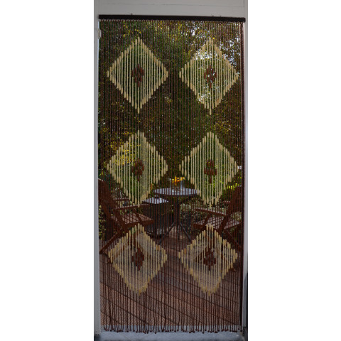 Rideau portière acropole 90 x200  cm naturel
