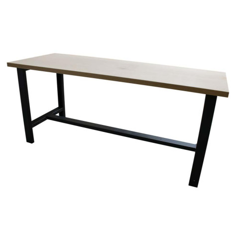 Etabli plateau bois épaisseur 40mm 200x75cm, fidex-810703