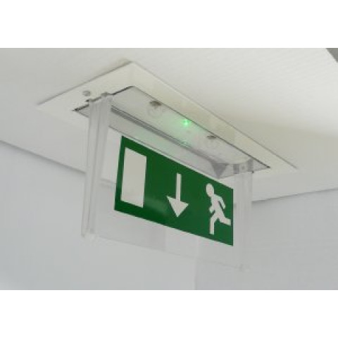 Kit de fixation Plafond éclairage sur tranche pour Blocs Secours A,AA,B LUMINOX