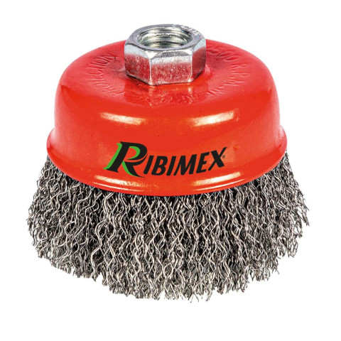 Brosse métallique pour meuleuse diamètre 100 mm Ribimex - PRBRM100