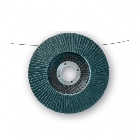 10 disques lamelles lamdisc convexe d.125x22,23mm z grain 40 support fibre
