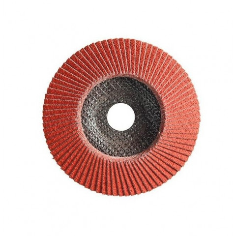 10 disques lamelles lamextra convexe d.125x22,23mm cr grain 80 support fibre