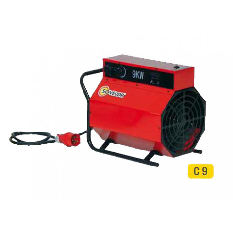 Chauffage air pulsé portable électrique 380v~3 50 hz 9 kw C9/s0