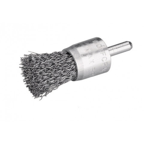 Brosse pinceau métal torsadée ø 25 mm queue 6 mm 2126000