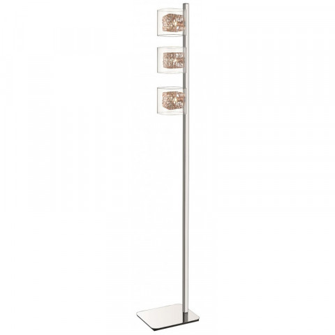 Lampadaire cuivre nottingham 3 lumières