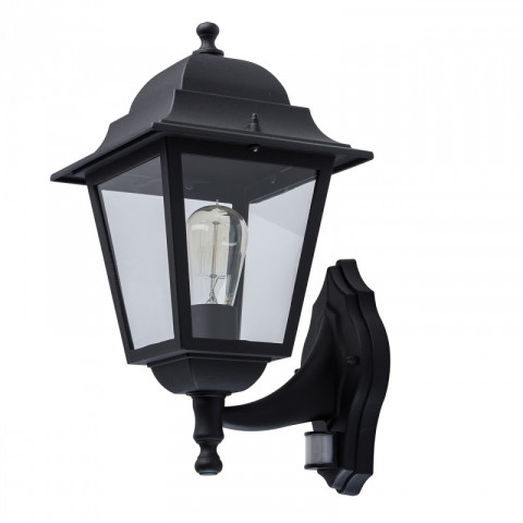 Applique d'extérieur noire street 1 ampoule 27 cm