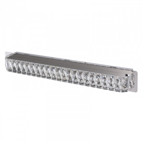 Applique murale chromée crystal 100 ampoules 10 cm