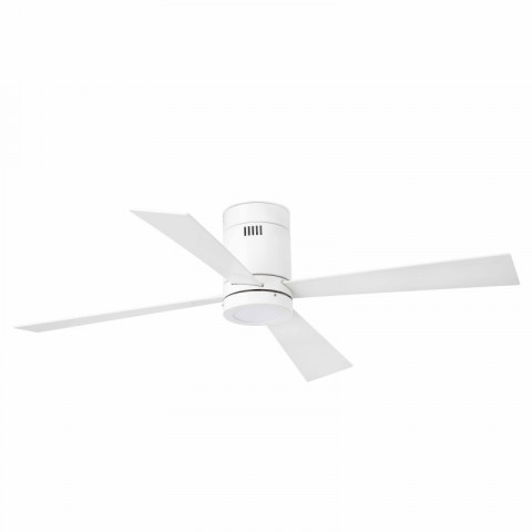 Ventilateur de plafond avec lumière blanc timor
