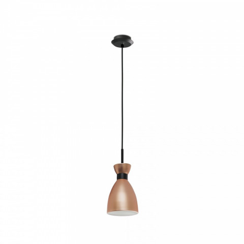 Suspension cuivre retro 1 ampoule
