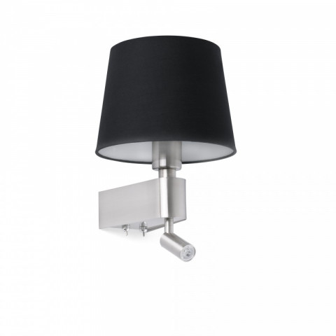 Aplique murale noire room 1 ampoule